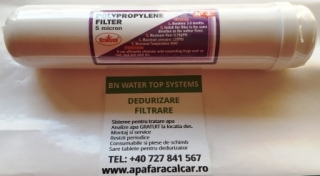 Filtru sediment POLIPROPILENA 5 microni